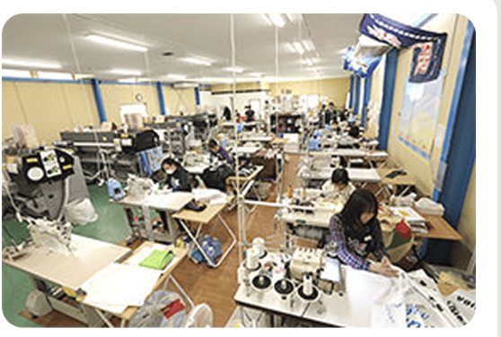 縫製施設も完備